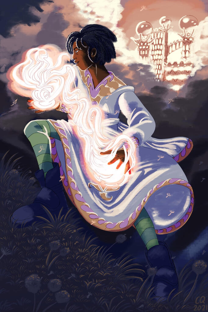 My illustration for Celebrate! A W.I.T.C.H. Zine.