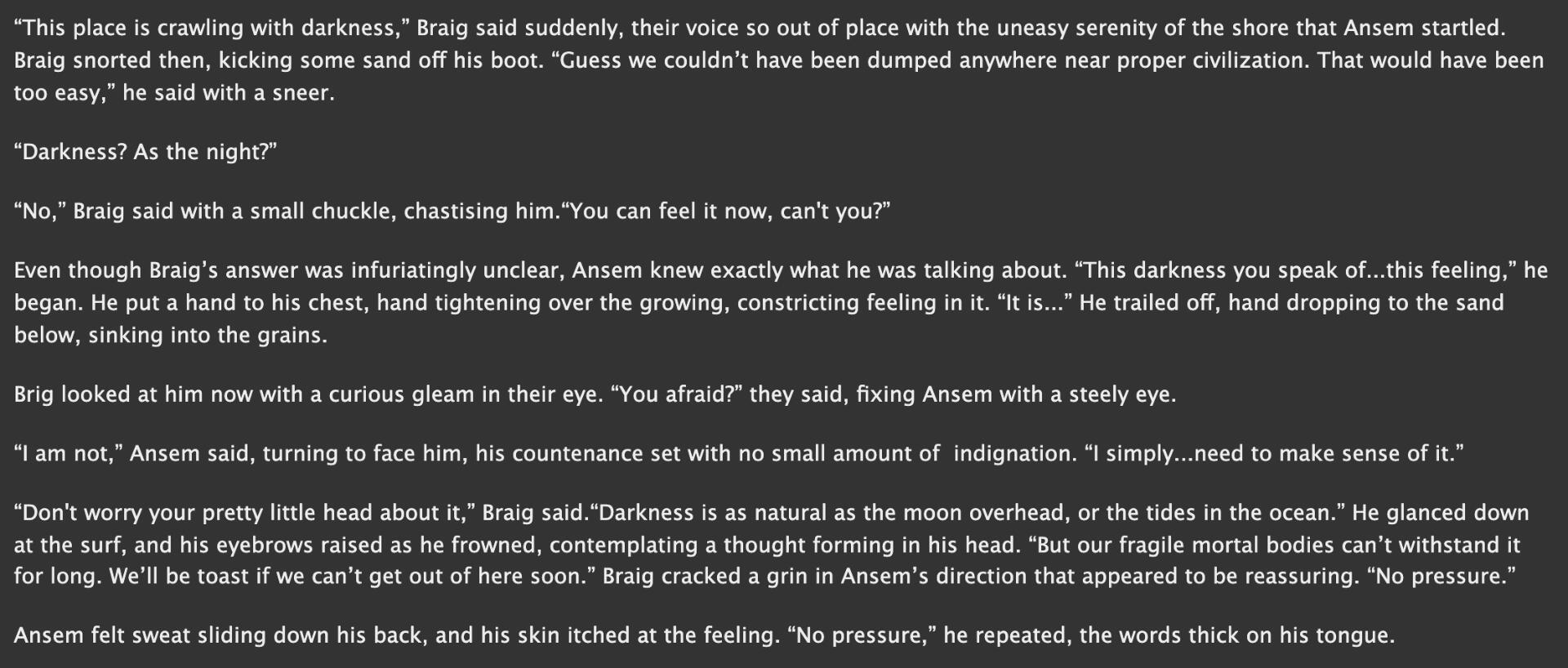 Excerpt from A Nobody's Lament, Incipience